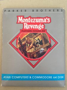 Montezuma's Revenge Parker Brothers diskette game