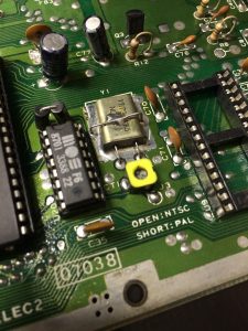 Commodore 64 missing colors can be restored by this potentiometer