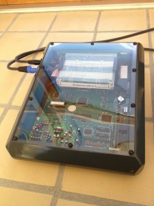Consolized MVS Neo-Geo mod. The build can be found on breadbox64.com