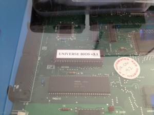 Consolized MVS Neo-Geo mod with a universkal BIOS mod. The build can be found on breadbox64.com