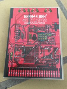 Commodore 64 EasyFlash 3 Cartridge presented in a Universal Game case.