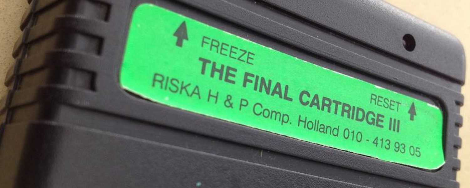 Commodore 64 Final Cartridge III cartridge including the TFC3+ cartidge