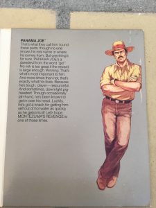 Montezuma's Revenge featuring Panama Joe from the Parker Brothers C64 diskette game