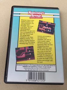 Commodore 64 Montezuma's revenge on tape from Databyte