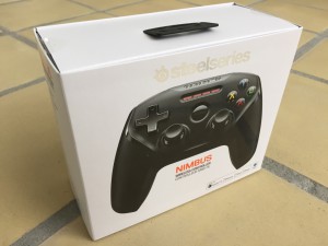 Steelseries Nimbus Controller case front. Hardware review on breadbox64.com
