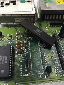 Commodore 64 Assy 250469 Rev. 4 working but with no keyboard support. Changing the CIA at U1 fixed it.