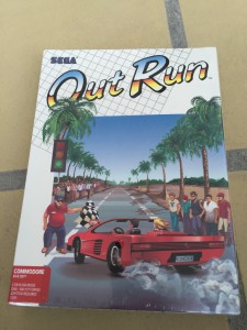 Commodore 64 Sega Out Run game on breadbox64.com