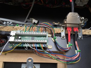 Monster Arcade MAME arcade. An iPAC2 is used for connecting the arcade controls to the PC