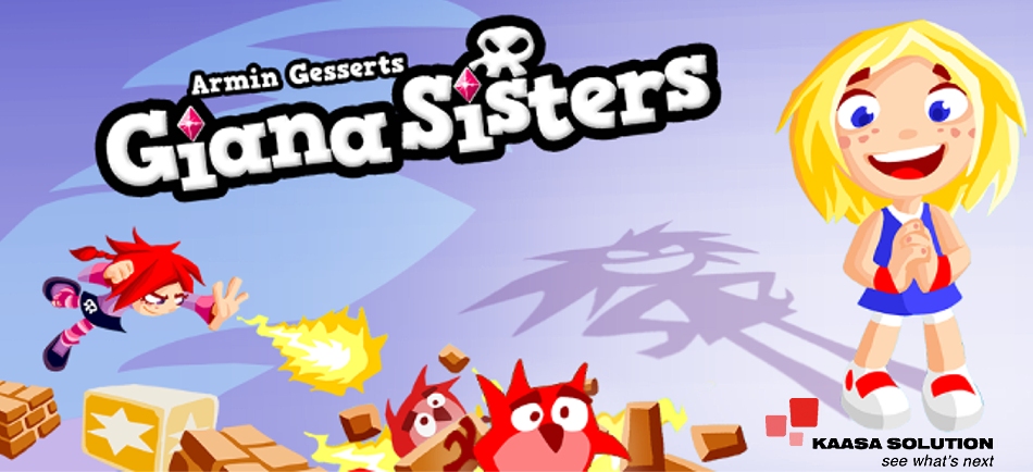 Giana Sisters arcade game for the Apple TV 4