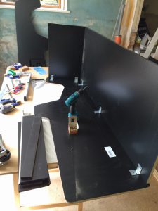 Assembling my arcade machine cabinet. 