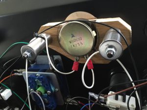 Potentiometer for sound volume control. breadbox64.com