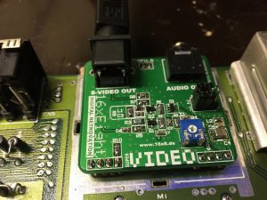 Commodore 64C RF mod using a brand new RF box from digital retrovation. Read how to do the mod on breadbox64.com.