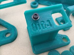 3D prints for a Commodore 64 Raspberry Pi mod. Right keyboard mount. see more on breadbox64.com