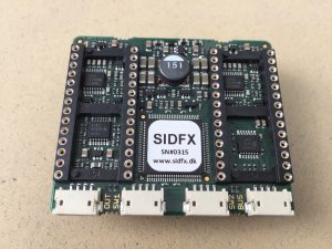 The SIDFX sound mod. Commodore 64 dual SID device for easy swapping between SID versions or stereo. Read more on breadbox64.com