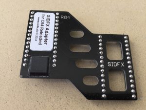 The SIDFX adapter board for mounting the device in a C64 Reloaded. read more on breadbox64.com