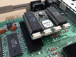The SIDFX mounted in an Assy 250425 machine. breadbox64.com