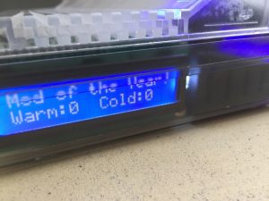 Commodore 64 LCD display mod. Switchless restet modification. breadbox64.com