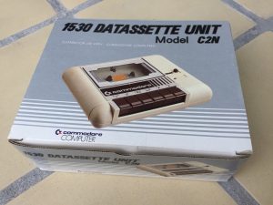 Commodore 1530 Datasette Model C2N carboard box. More pictures on breadbox64.com