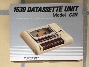 Commodore 1530 Datasette Model C2N carboard box. More pictures on breadbox64.com