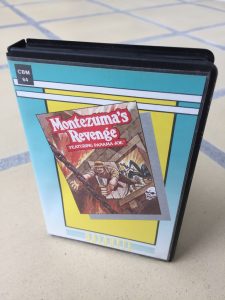 Montezuma's Revenge for the Commodore 64 on tape. breadbox64.com