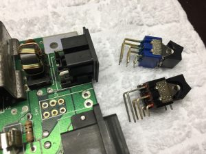 Commodore 64 reision E short board black screen. Repair log breadbox64.com