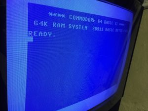 C64 reapir. Scrambled characters in start screen. breadbox64.com