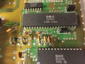 Commodore 64 with no diskette access. repair job.