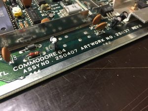Commodore 64 Serial port error. Repair job. breadbox64.com