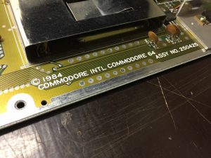 Commodore 64 control port fault. Reapr log. breadbox64.com