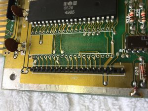 Commodore 64 control port fault. Reapr log. breadbox64.com