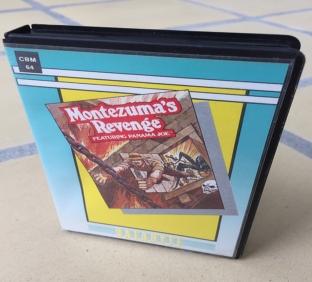 Montezuma's Revenge for the Commodore 64 on tape. breadbox64.com