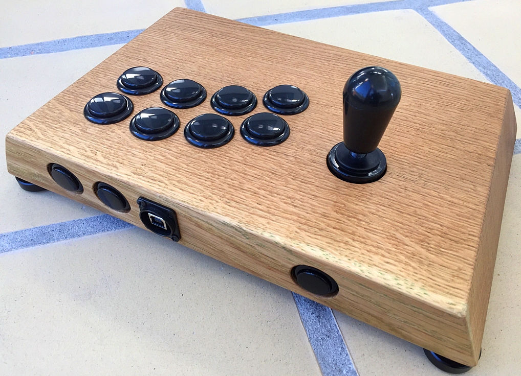 Myoungshin Fanta Joystick fightstick for Tekken. Breadbox64.com