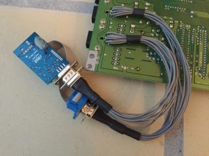 Commodore 64 wireless joysticks. Internal JoyFi mod. breadbox64.com