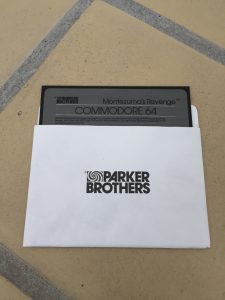 Montezuma's Revenge Parker Brothers Commodore 64 diskette game