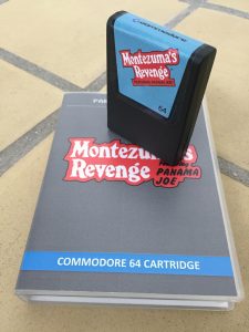 Commodore 64 Montezuma's revenge on cartidge and a Magic Cart.
