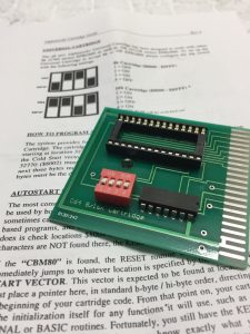 Commodore 1541 Diskette Drive diagnostic test cartridge. Cration of the cart using an 16kB EPROM. Tested on breadbox64.com
