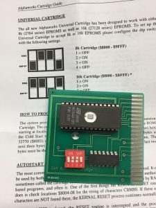 Commodore 1541 Diskette Drive diagnostic test cartridge. Cration of the cart using an 16kB EPROM. Tested on breadbox64.com