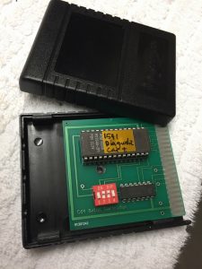 Commodore 1541 Diskette Drive diagnostic test cartridge. Cration of the cart using an 16kB EPROM. Tested on breadbox64.com