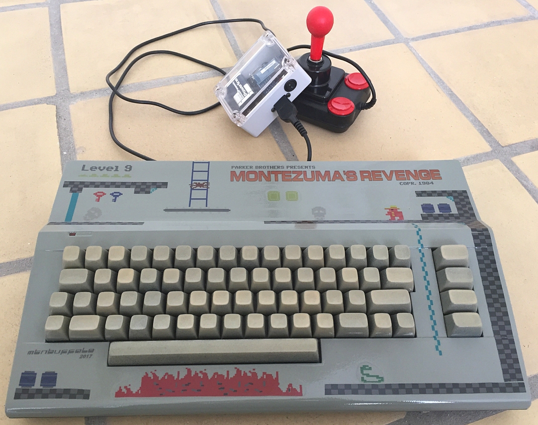 Commodore 64 Mod of the Year 2017. montezuma's Revenge theme. breadbox64.com