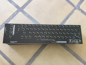 Black PCB for the Commodore 64 keyboard. breadbox64.com