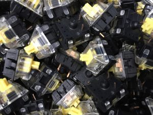 Gateron microswitches for the MechBoard64 keyboard for the Commodore 64