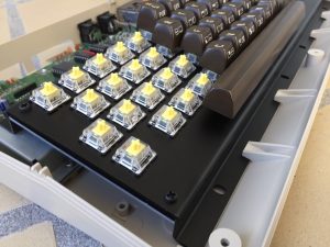 The MechBoard64. Cherry Locking switch. Mechanical keyboard. breadbox64.com