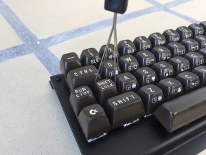 The MechBoard64. Cherry Locking switch. Mechanical keyboard. breadbox64.com