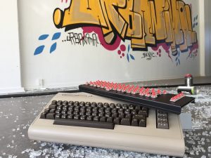 MechBoard64 with Gateron switches. breadbox64.com