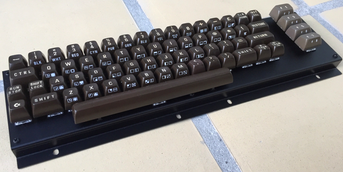 New Commodore 64 keyboard. The MechBoard64