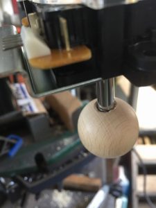 Wooden ball tops for Sanwa JLF joystick. breadbox64.com