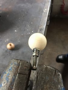 Wooden ball tops for Sanwa JLF joystick. breadbox64.com