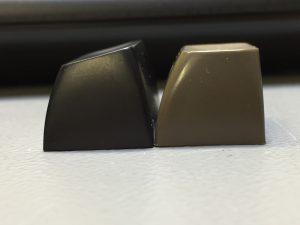 SA family keycaps versus Commodore 64 keycaps. SIgnature Plastics. breadbox64.com.