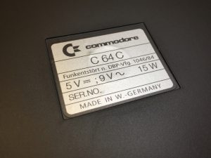 New Commodore 64 case badge, breadbox64.com