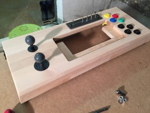 Happ arcade button used with the Xbox adaptive controller. physical disabled gaming. breadbox64.com